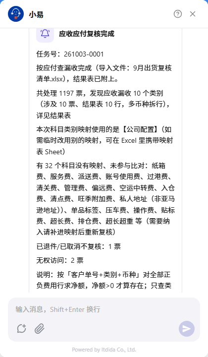 复核完成通知